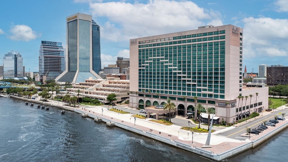 View of Hyatt Regency in Jacksonville, Florida.